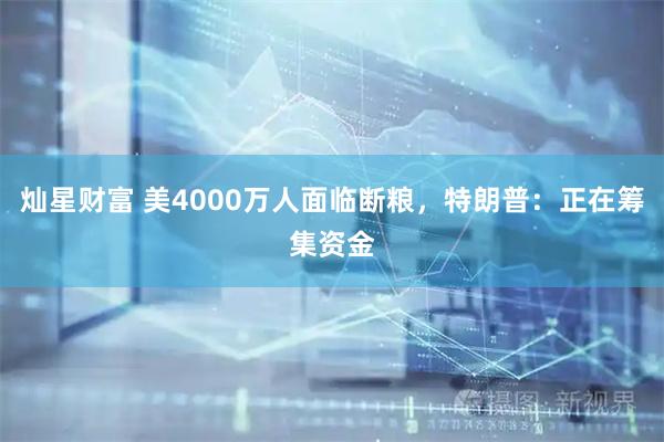 灿星财富 美4000万人面临断粮，特朗普：正在筹集资金